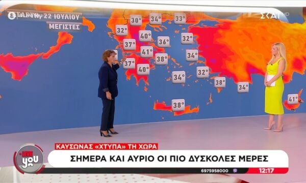 H πρόγνωση του καιρού για τις επόμενες μέρες