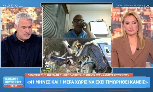 Η.Παπαγγέλης: «41 μήνες και 1 ημέρα χωρίς να έχει τιμωρηθεί κανείς»