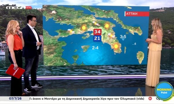 Η πρόγνωση του καιρού | 07/07/2026