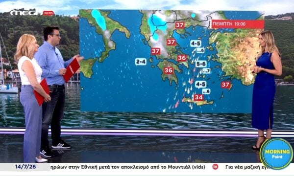 Η πρόγνωση του καιρού | 14/07/2026