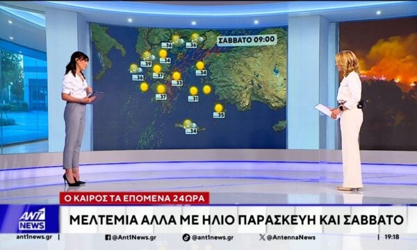 Η πρόγνωση του καιρού από την Χαρά Μάλεση