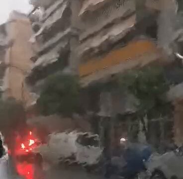 Ισχυρή καταιγίδα στην Καλλιθέα