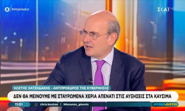 Κ. Χατζηδάκης: «Δεν θα μείνουμε με σταυρωμένα χέρια απέναντι στις αυξήσεις στα καύσιμα»
