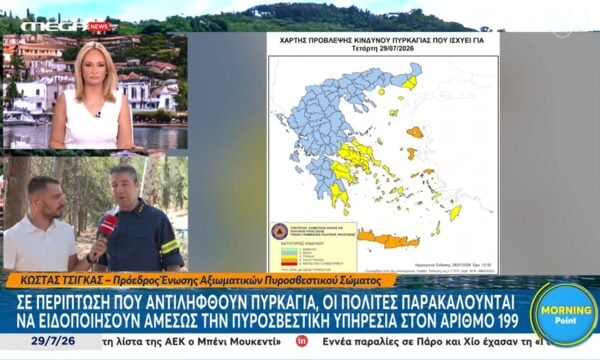 Κ. Τσίγκας: «Από σήμερα ξεκινά να ανεβαίνει η θερμοκρασία στη χώρα μας»