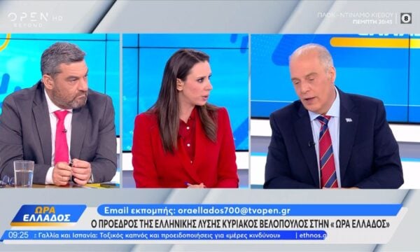 Κ.Βελόπουλος: «Δεν εμπιστεύομαι τον Τσίπρα για να συνεργαστούμε μαζί»