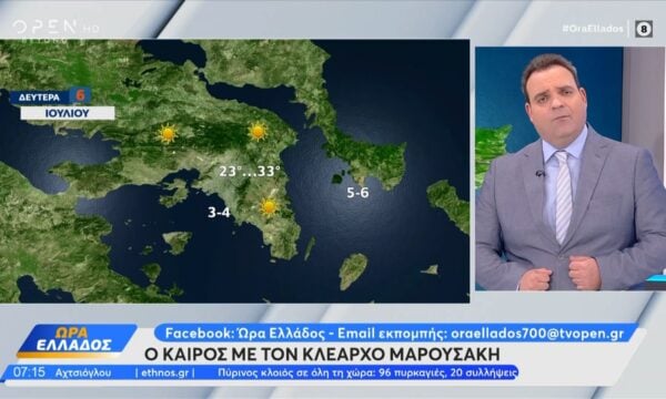 Καιρός 06/07/2026: Mελτέμια και αυξημένος κίνδυνος πυρκαγιάς
