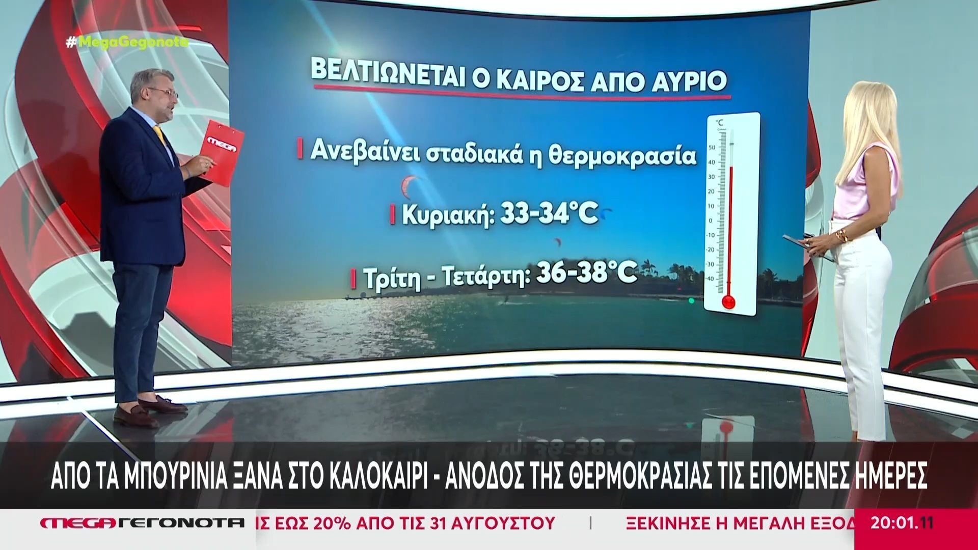 Καιρός: Από τα μπουρίνια ξανά στο καλοκαίρι – Άνοδος της θερμοκρασίας τις επόμενες ημέρες