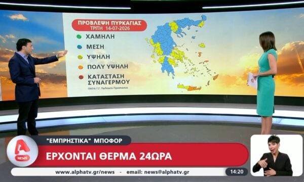 Καιρός – Έρχονται θερμά 24ωρα