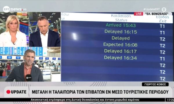 Καθυστερήσεις σε πτήσεις από και προς τα ελληνικά αεροδρόμια