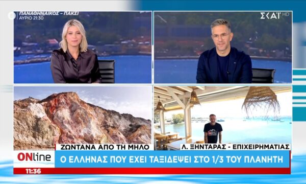Λ. Ξηντάρας | Ο Έλληνας που έχει ταξιδέψει στο 1/3 του πλανήτη