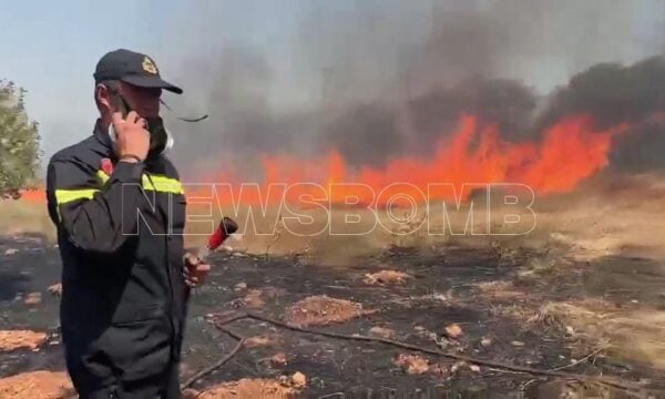 Μαίνεται το πύρινο μέτωπο στη Βοιωτία: Μάχη με τις φλόγες και τους ανέμους στο Ξηροβούνι