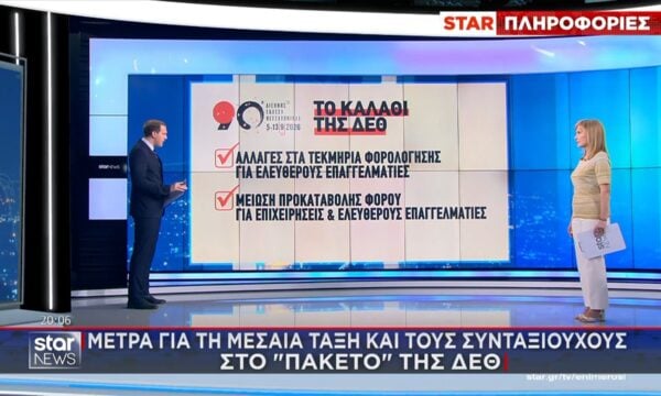 Μέτρα για τη μεσαία τάξη και τους συνταξιούχους στο “πακέτο” της ΔΕΘ