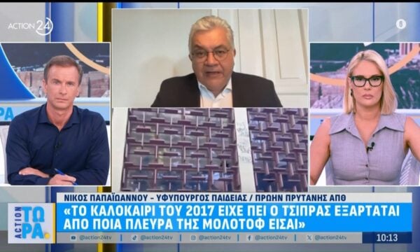 Ν. Παπαϊωάννου, Υφυπουργός Παιδείας: «Τα παιδιά μου ως φοιτητές δεν έλεγαν το επίθετό τους λόγω εμού»