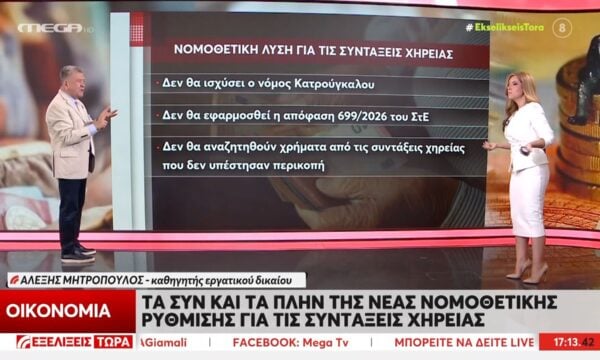 Νόμος Κατρούγκαλου: Πως επηρεάζονται πάνω από 200.000 δικαιούχοι σύνταξης χηρείας