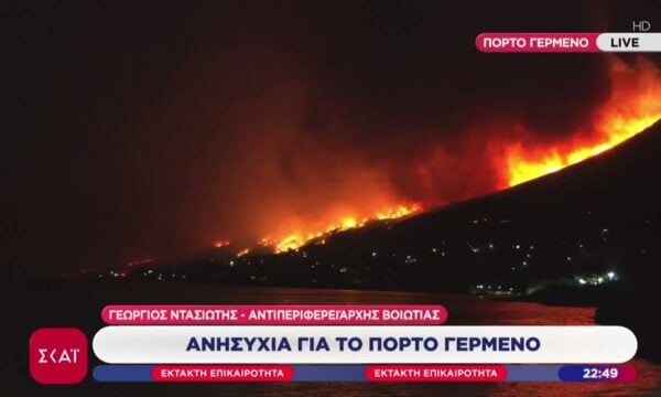 Ο Αντιπεριφερειάρχης Βοιωτίας μας ενημερώνει για τις τελευταίες εξελίξεις στα πύρινα μέτωπα