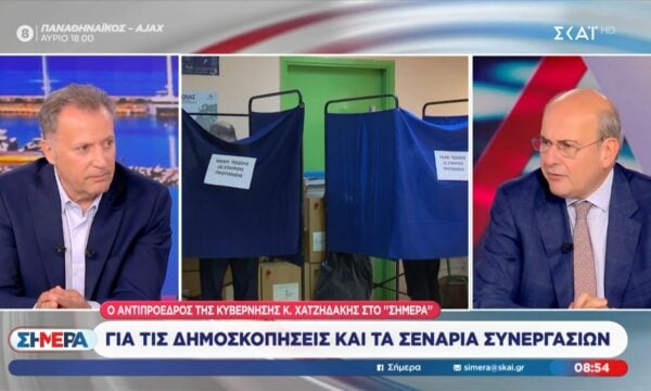 Ο αντιπρόεδρος της κυβέρνησης, Κωστής Χατζηδάκης στο «Σήμερα»