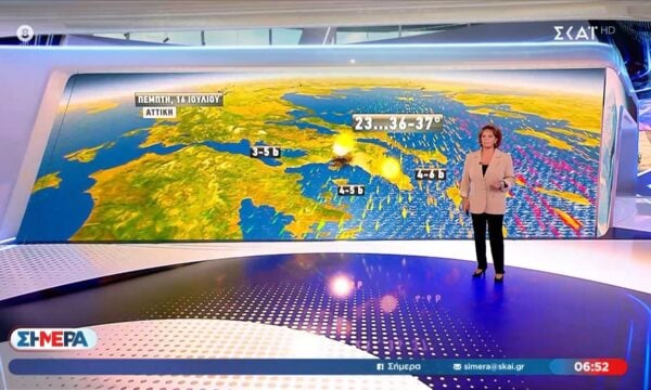 Ο καιρός από την Χριστίνα Σούζη