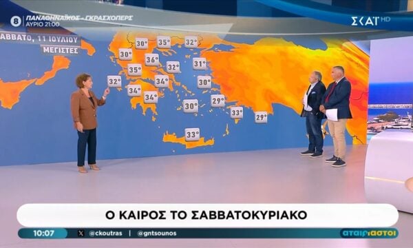 Ο καιρός το Σαββατοκύριακο από την Χριστίνα Σούζη