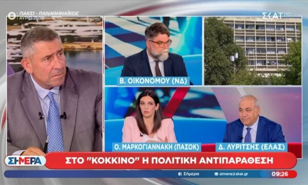 Ο. Μαρκογιαννάκης: «Ο Τσίπρας δίνει ”μαξιλαράκια” στον Μητσοτάκη»
