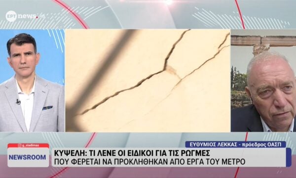 Ο πρόεδρος ΟΑΣΠ Ευθύμιος Λέκκας στο ΕΡΤnews