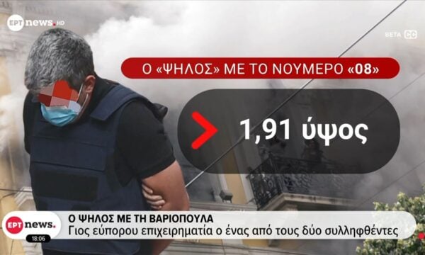 Ο “ψηλός” με την βαριοπούλα, γιος εύπορου επιχειρηματία ο ένας από τους δυο συλληφθέντες