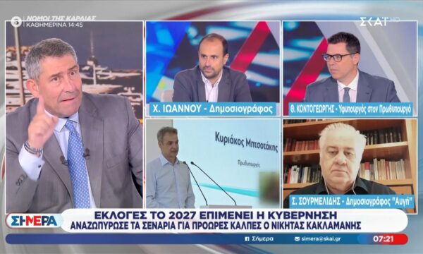 Ο Θ. Κοντογεώργης, Υφυπουργός στον Πρωθυπουργό στο ”Σήμερα”