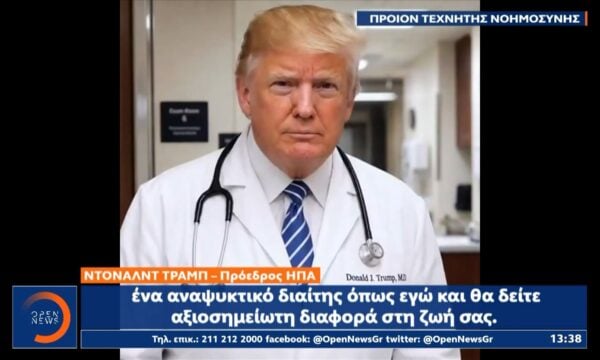 Ο Τραμπ συνταγογραφεί για το « Σύνδρομο διαταραχής Τραμπ»