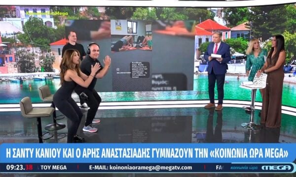Ο Tsifrikas σε γυμναστικές επιδείξεις