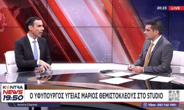 Ο υφυπουργός Υγείας Μάριος Θεμιστοκλέους στο Kontra News