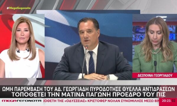 Ωμή παρέμβαση Άδωνι Γεωργιάδη πυροδότησε θύελλα αντιδράσεων – Τοποθετεί τη Μ. Παγώνη πρόεδρο του ΠΙΣ