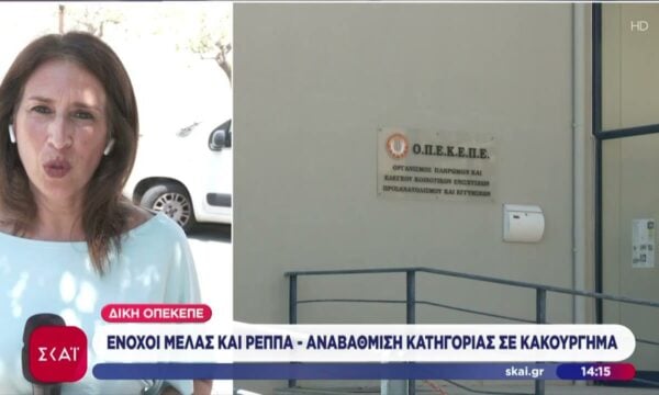 ΟΠΕΚΕΠΕ: Ομόφωνα ένοχοι για υπόθαλψη εγκληματία και παράβαση καθήκοντος Μελάς και Ρέππα