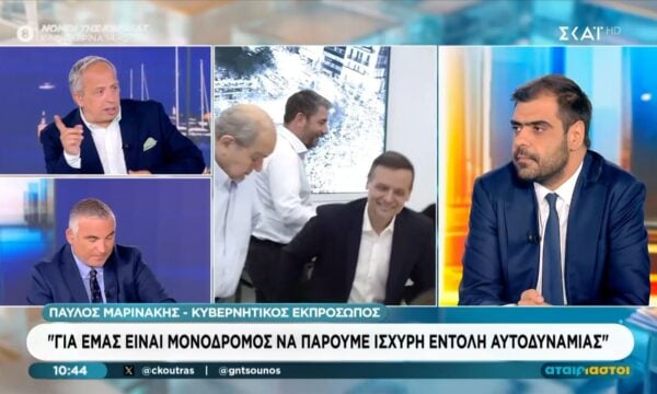 Π. Μαρινάκης: «Το μόνο κόμμα που θα μπορούσαμε να συζητήσουμε συνεργασία είναι το ΠΑΣΟΚ»