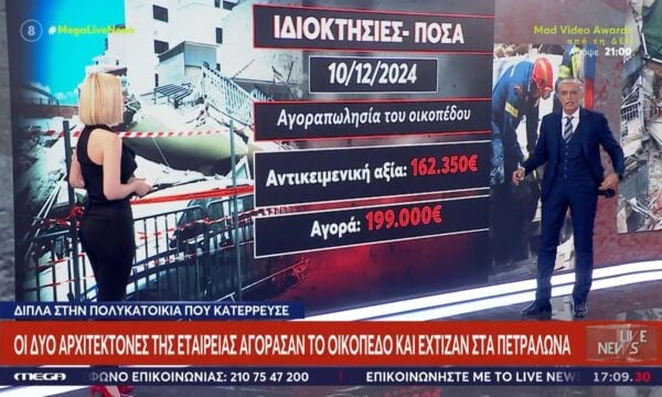 Πετράλωνα: Τα έργα των αρχιτεκτόνων που εμπλέκονται στην κατάρρευση του κτηρίου