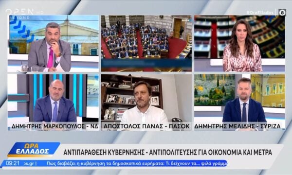 Πολιτική αντιπαράθεση Μαρκόπουλος,Πάνας και Μελίδης