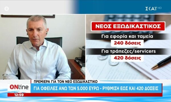 Πρεμιέρα για τον νέο εξωδικαστικό: Για οφειλές άνω των 5.000€ – Ρύθμιση έως και 420 δόσεις