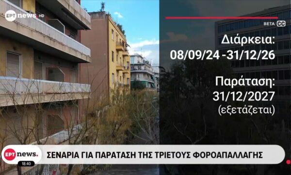 Προϋποθέσεις τριετούς φοροαπαλλαγής για ενοικίαση κλειστών ακινήτων