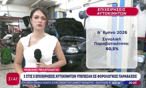 Ψηφιακό πελατολόγιο: 3 στις 5 επιχειρήσεις αυτοκινήτων υπέπεσαν σε φορολογικές παραβάσεις