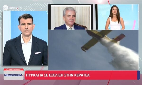 Πυρκαγιά σε εξέλιξη στην Κερατέα – Δημήτρης Λουκάς Δήμαρχος Λαυρεωτικής