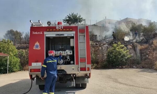 Πυρκαγιά στην περιοχή Άρεια Ναυπλίου, κινδύνεψε το επαγγελματικό σχολείο