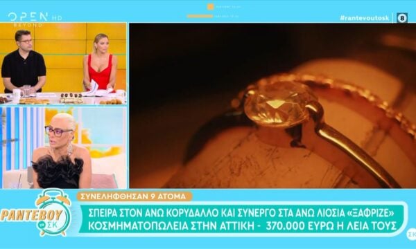 Σπείρα στο Άνω Κορυδαλλό και συνεργό στα Άνω Λιόσια ξάφριζε κοσμηματοπωλεία στην Αττική – 370.000 ευρώ η λεία τους