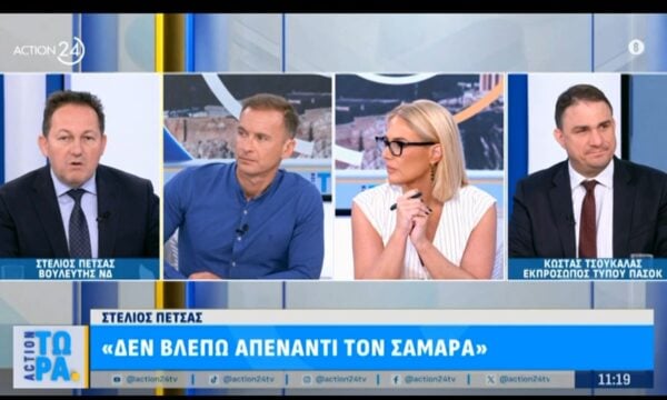Στ. Πέτσας: «Δεν βλέπω απέναντι τον Σαμαρά – Απέναντί μου βλέπω τον Τσίπρα, το ΠΑΣΟΚ είχε την ευκαιρία και την έχασε»