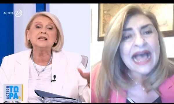 Στα άκρα η πολιτική αντιπαράθεση με την Σ. Βούλτεψη και την Ε. Λιακούλη στο «Action24»
