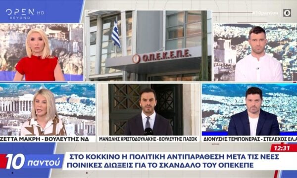 Στο κόκκινο η πολιτική αντιπαράθεση μετά τις νέες ποινικές διώξεις για τον ΟΠΕΚΕΠΕ