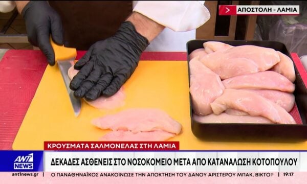 Συναγερμός στις υγειονομικές Αρχές, από τα κρούσματα σαλμονέλας στη Λαμία