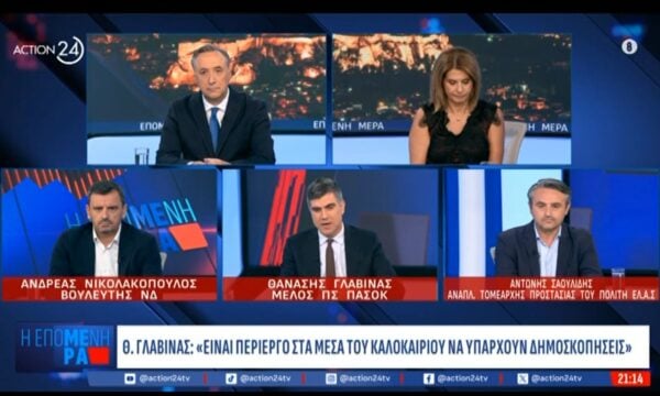 Θ. Γλαβίνας: «Είναι περίεργο στα μέσα του καλοκαιριού να υπάρχουν δημοσκοπήσεις»