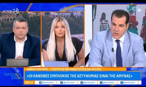 Θ. Πλεύρης για Αίγιο: «Οι κανόνες εμπλοκής της αστυνομίας είναι της άμυνας»