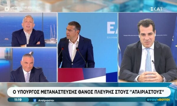 Θ. Πλεύρης: «Ο Τσίπρας πιο εύκολα θα συνεργαζόταν με κόμματα πιο δεξιά από την ΝΔ»