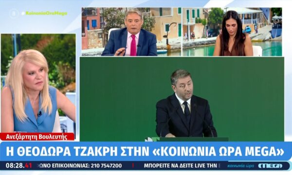 Θ. Τζάκρη: Συζητάω το ενδεχόμενο να πάω στο ΠΑΣΟΚ
