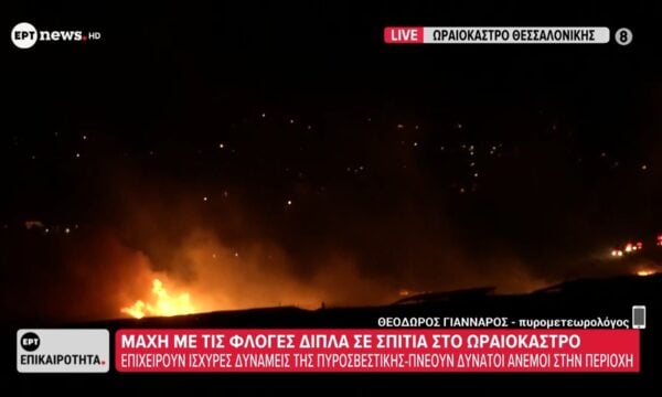 Θεόδωρος Γιάνναρος, πυρομετεωρολόγος: «Περιμένουμε εξασθένηση των ανέμων μέσα στη νύχτα»