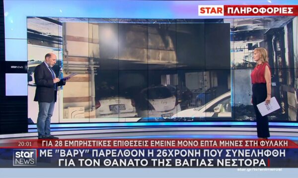Θεσσαλονίκη: Με «βαρύ» παρελθόν η 26χρονη που συνελήφθη για τις επιθέσεις με γκαζάκια